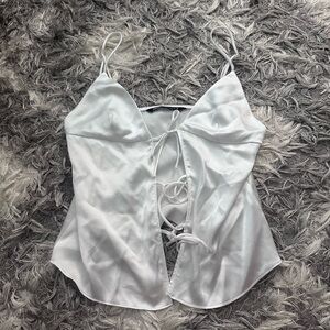 Zara satin top